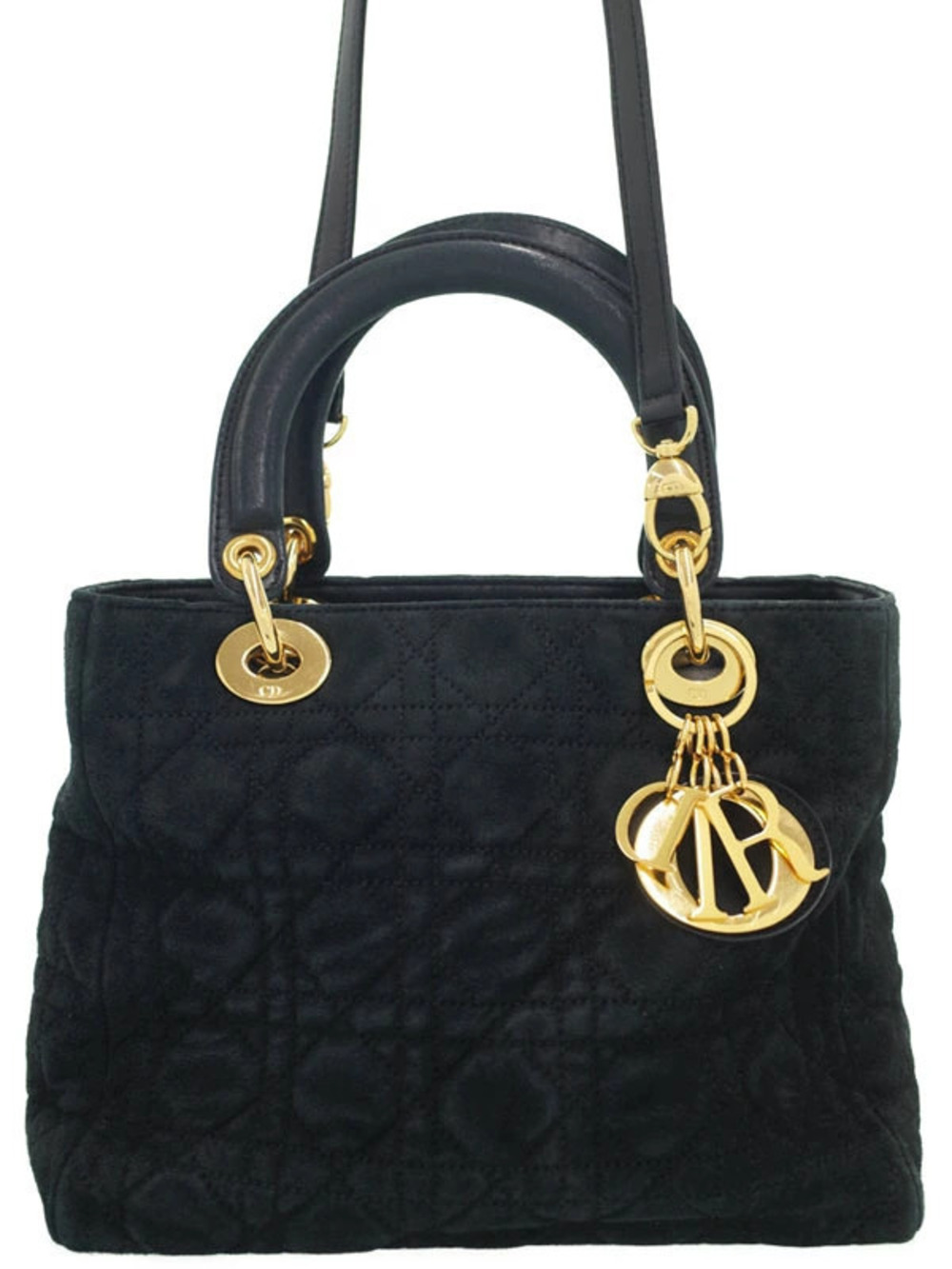 Christian Dior Cannage Quilted Lady Dior 2way bag